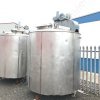 2,500 Ltr Stainless Steel Insulated Tank with Top-Mounted Multi-Paddle Mixer